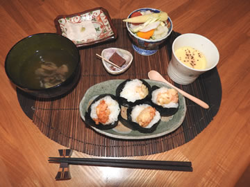 天むすランチ